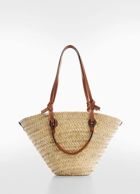 Imagen - Bolso de rafia de Mango (69,99 euros)