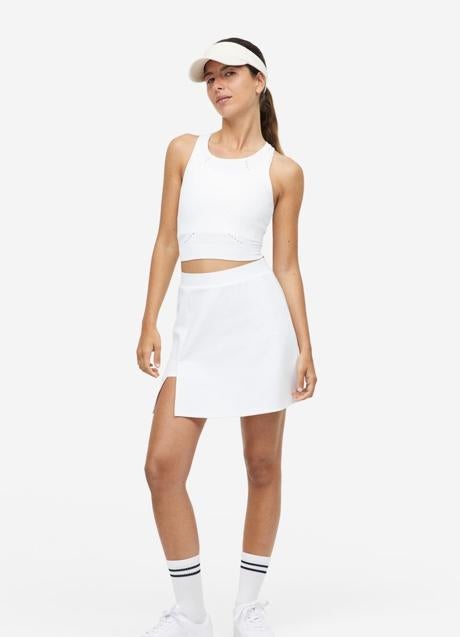 Imagen - Falda pantalón blanca de H&M, 19,99 euros.