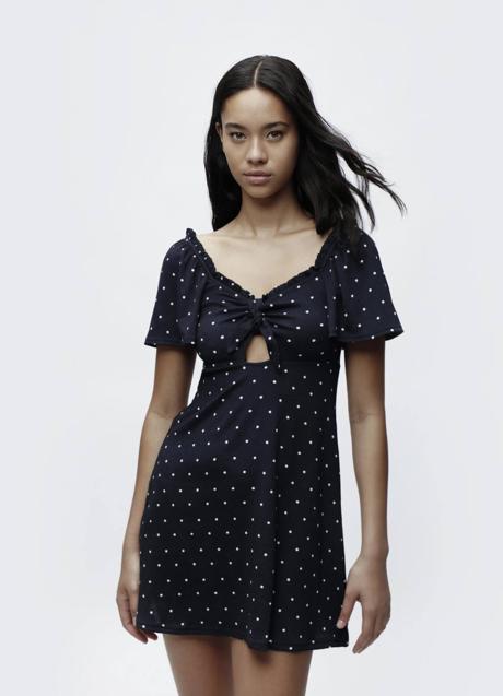 Imagen - Vestido de lunares corto con cut out