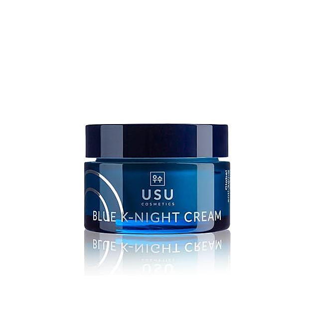 Blue K-Night Cream de Usu Cosmetics.