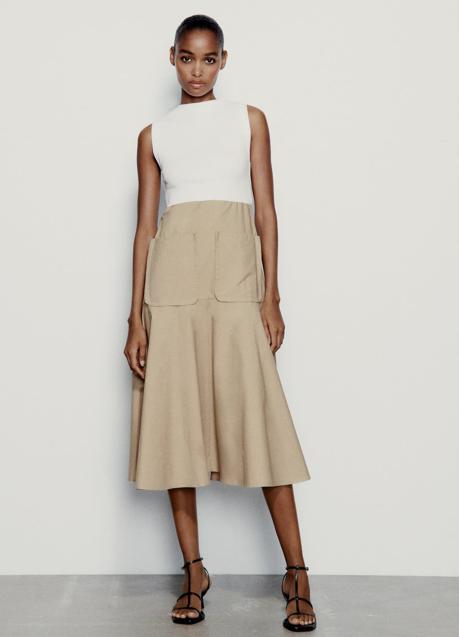 Imagen - Vestido combinado de Zara (25,99 euros)