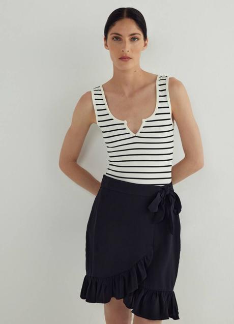 Imagen - Falda corta de volantes estilo pareo