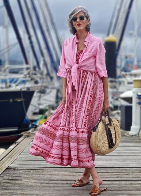 Imagen - Carmen Gimeno con el vestido de Zara.