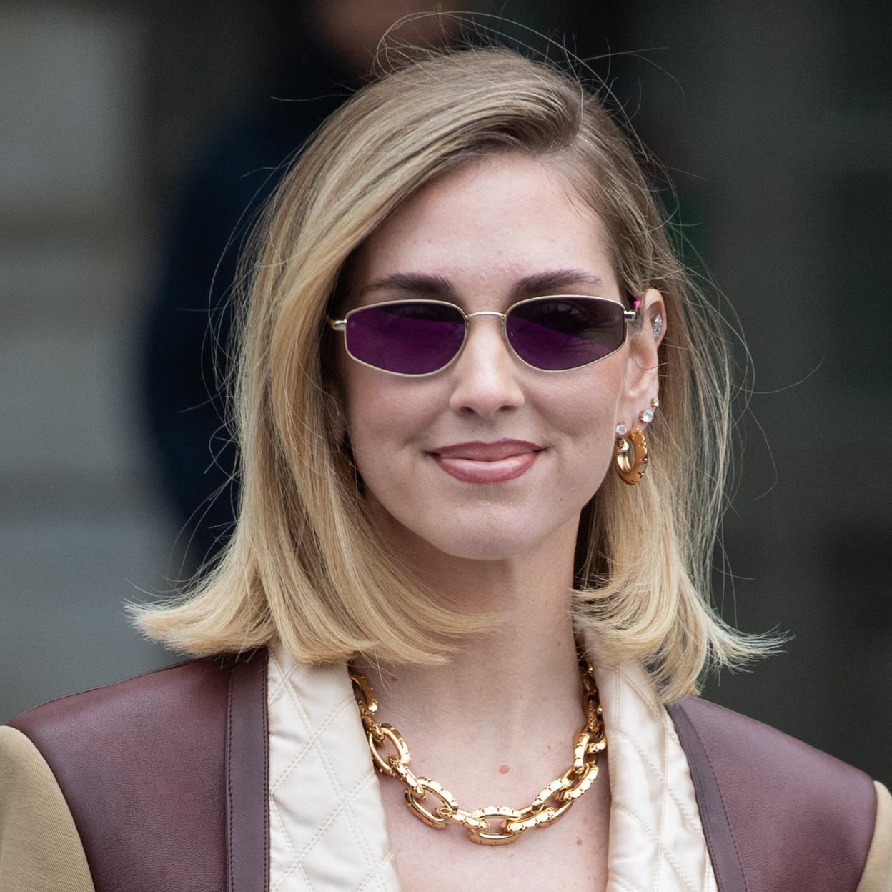 Chiara Ferragni con corte bob