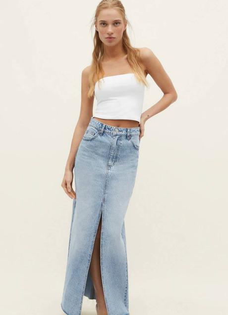 Imagen - Falda larga vaquera