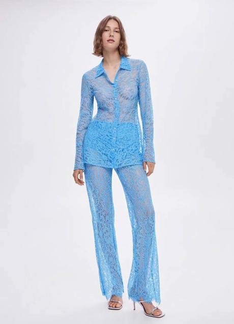 Imagen - Pantalón de encaje semitransparente