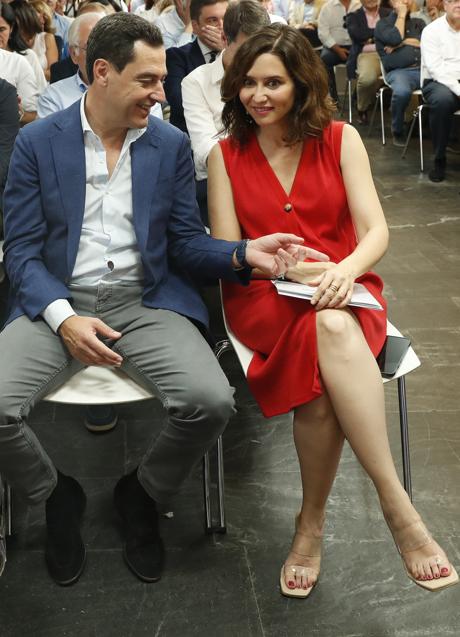 Imagen - Isabel Díaz Ayuso junto a Juan Manuel Moreno Bonilla. / GTRES