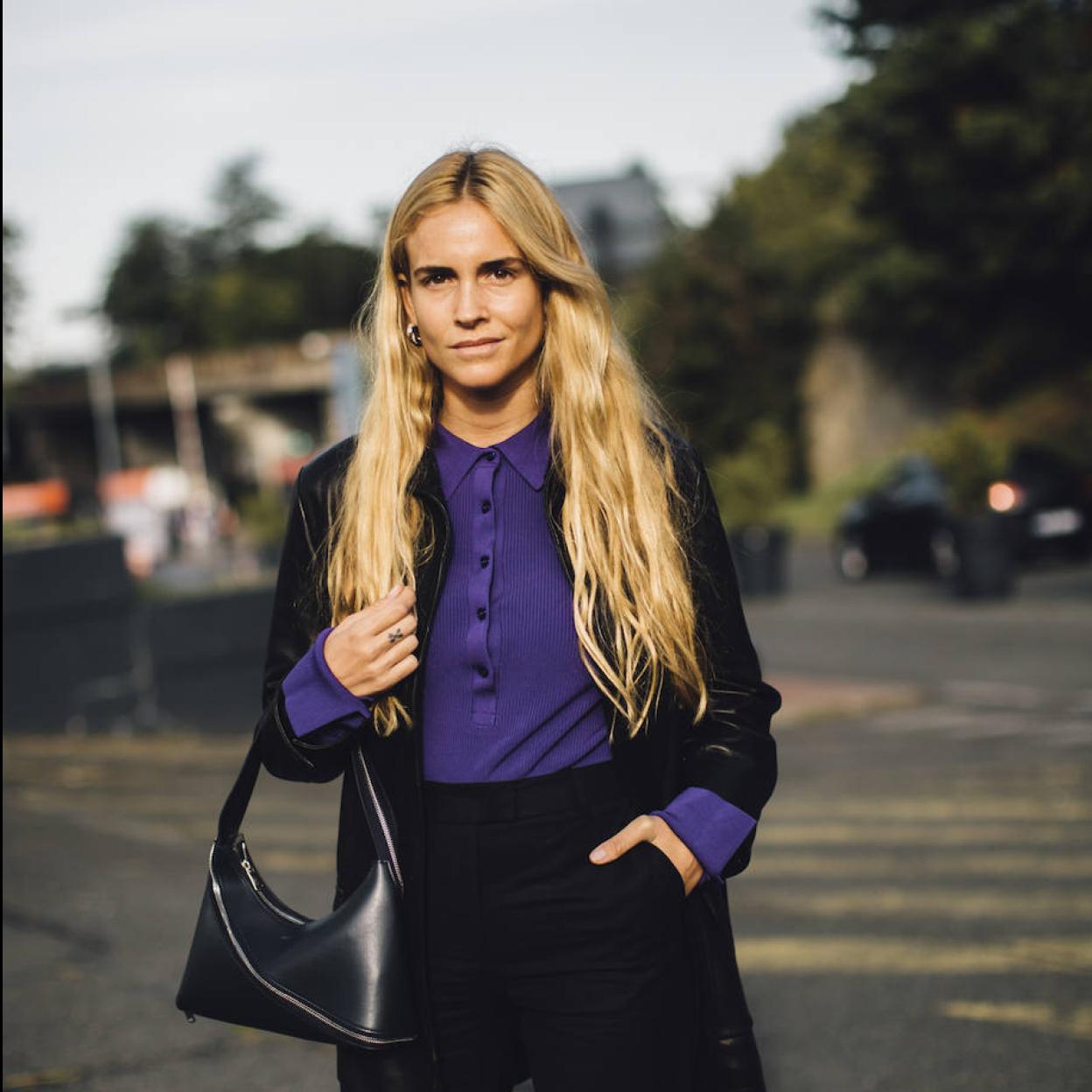 Influencer con pelo bonito