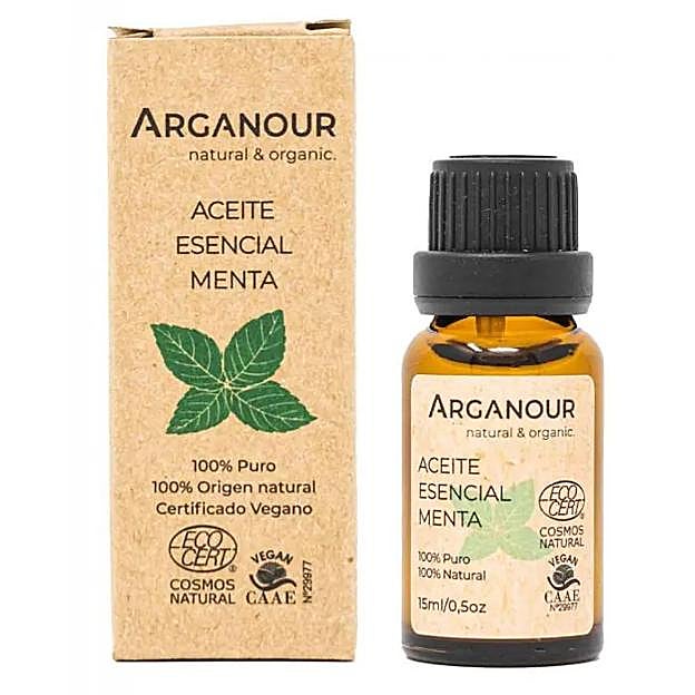 Aceite esencial de menta piperita de Arganour.
