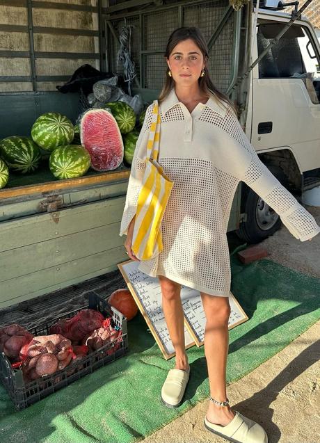 Imagen - Una influencer con vestido de punto de Gant. Foto: vicmontanari