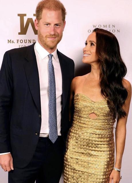 Imagen - Los duques de Sussex acudieron el pasado mayo a la entrega de los premios de la Ms. Fundación for Women de Gloria Steinem, donde Meghan Markle recogió el Women of Vision Award.