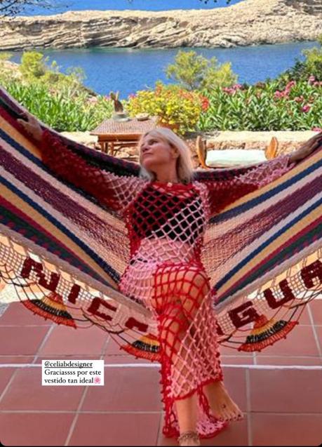 Imagen - Eugenia Martínez de Irujo con un vestido de red.