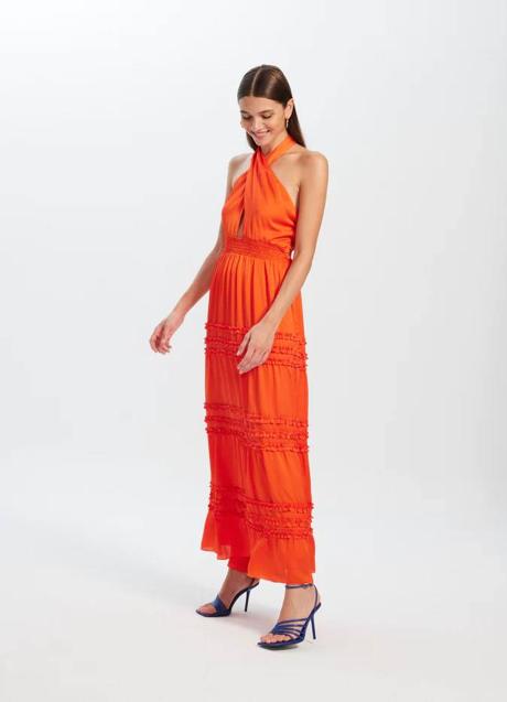 Imagen - Vestido naranja de invitada