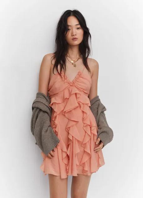 Imagen - Vestido naranja de Mango (39,99 euros)