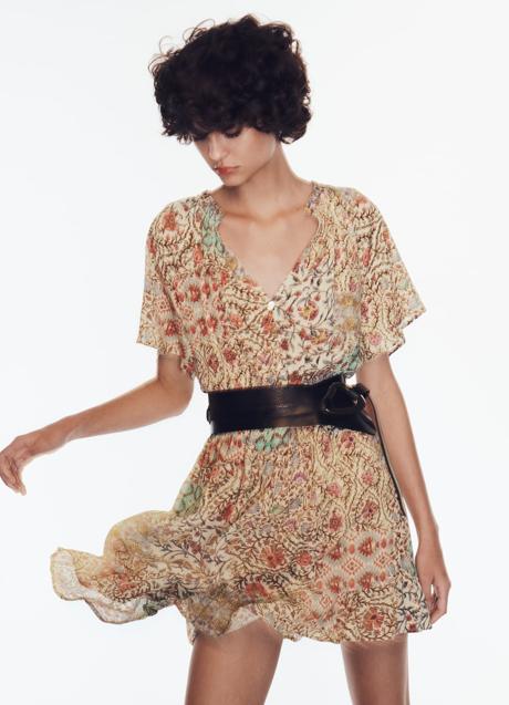 Imagen - Vestido estampado de Zara (39,99 euros)