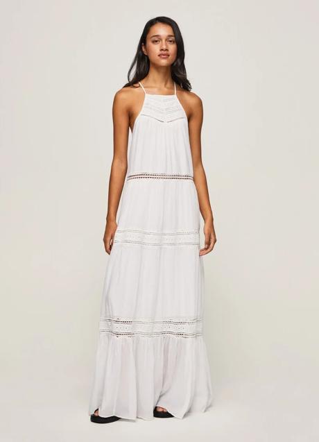 Imagen - Maxivestido blanco de Pepe Jeans, 55 euros.