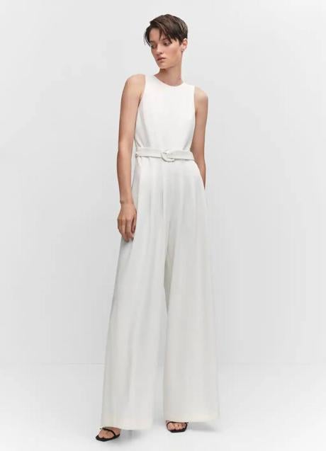 Imagen - Mono blanco con cinturón