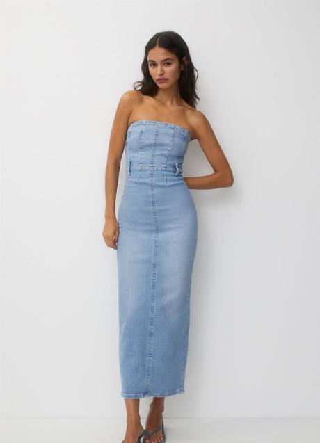 Imagen - Vestido denim midi
