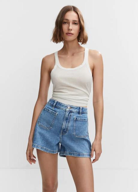Imagen - Short vaquero con bolsillos de Mango, 22,99 euros.