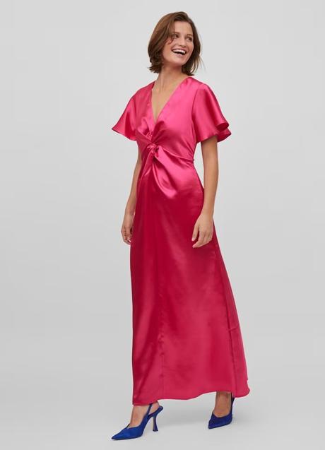 Imagen - Vestido satinado de Vila, 59,99 euros.