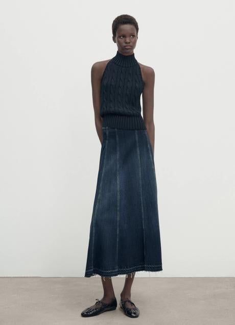 Imagen - Falda vaquera de Massimo Dutti (59,99 euros)