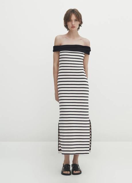 Imagen - Vestido con estampado de rayas de Massimo Dutti (49,95 euros). Foto: Massimo Dutti.
