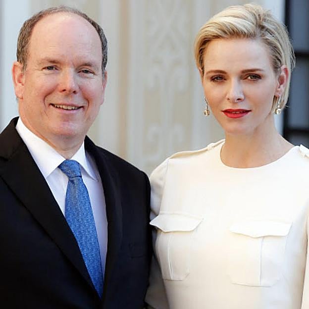 El príncipe Alberto de Mónaco y Charlene Wittstock. /