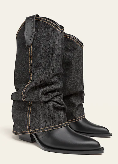 Imagen - Las botas cowboy de Stradivarius.