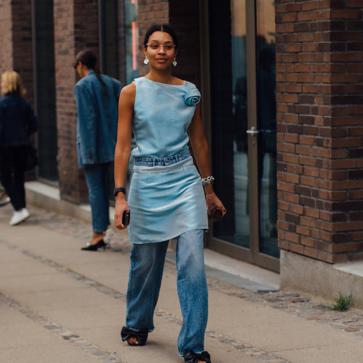 Imagen secundaria 1 - En la primera imagen, modelo desfile con prendas de la colección de Balmain para este otoño. Las otras dos, street style de la semana de la moda de Copenhague.