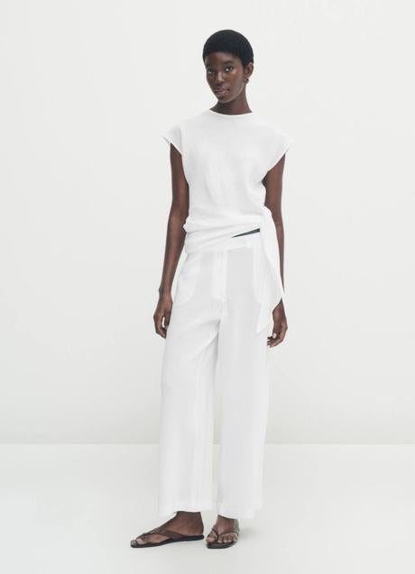 Imagen - Total look blanco viral de Massimo Dutti