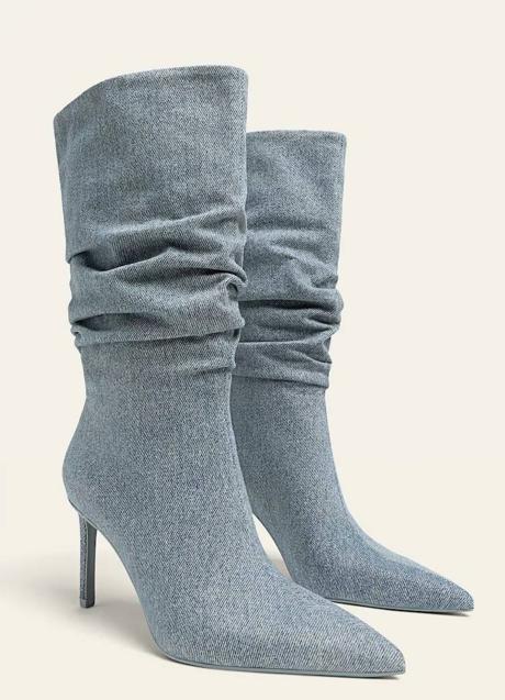 Imagen - Botas midi en tejido denim