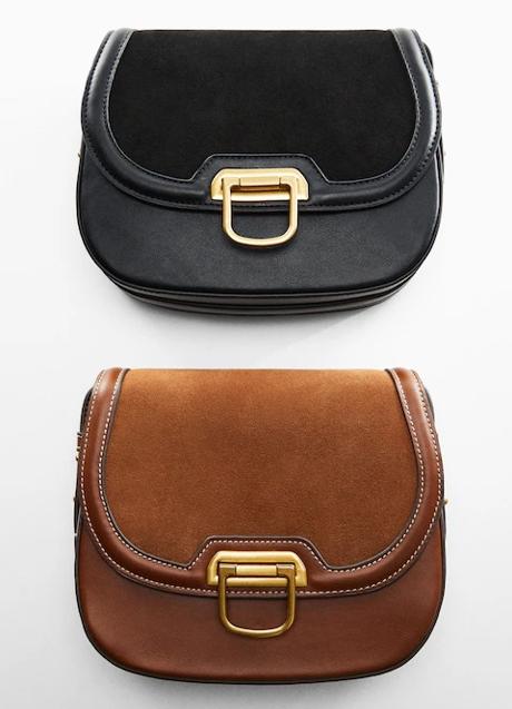 Imagen - Bolso bandolera de serraje de Mango (39,99 euros)