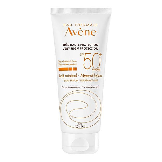Leche Mineral SPF 50 de Avène.