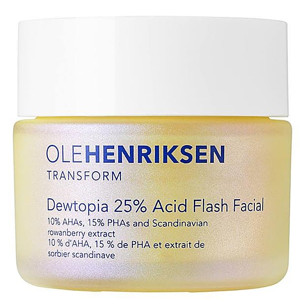Dewtopia 25% Acid Flash Facial de Ole Henriksen. Precio: 49,99 euros