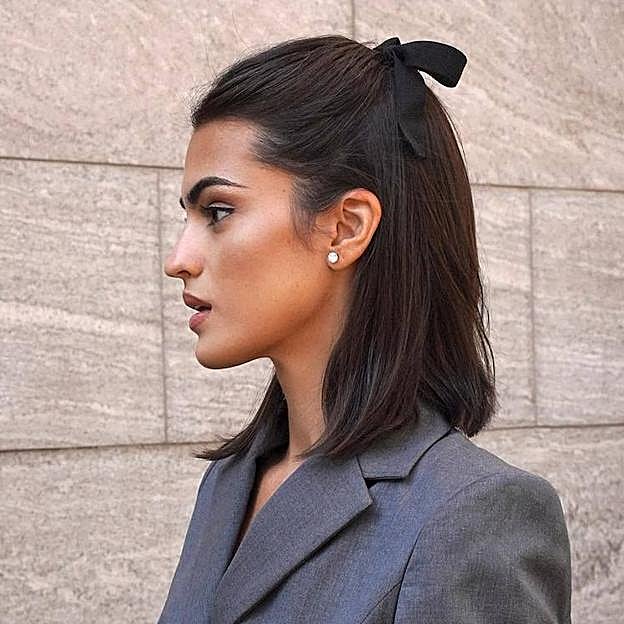 Recogidos para bodas con pelo corto tendencia estilo coquette hair