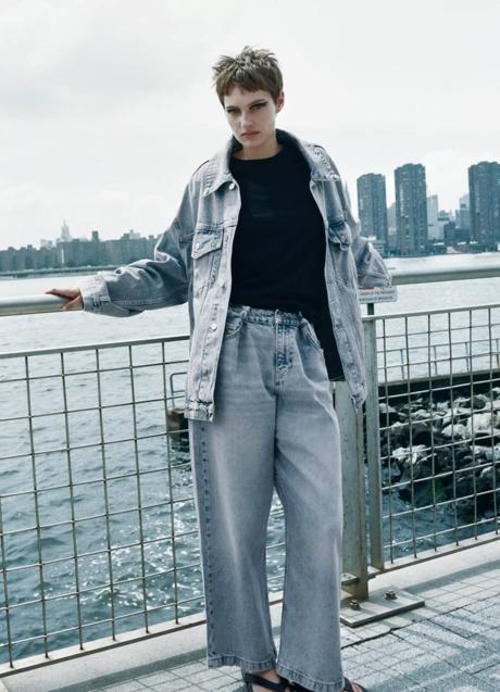 Imagen - Jeans wide leg con pinzas