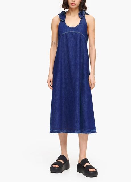 Imagen - Vestido azul índigo con vuelo de Bimba y Lola, 60 euros.