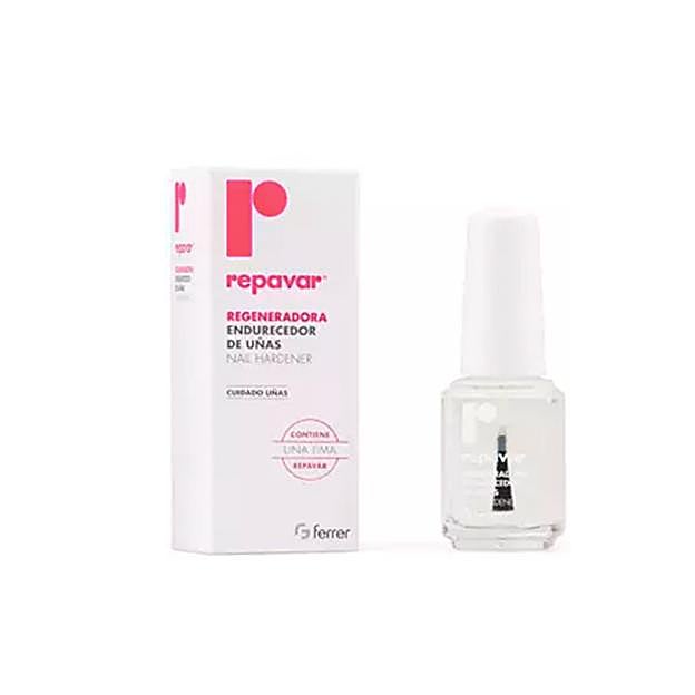 Esmalte fortalecedor para uñas quebradizas de Repavar.