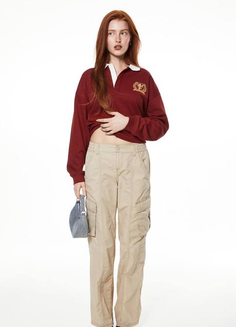 Imagen - Look con sudadera varsity y pantalón cargo