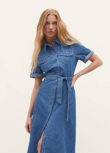 Imagen - Vestido camisero denim