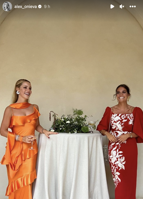 Imagen - Alejandra Onieva con vestido naranja de Redondo Brand. Foto: @alex_onieva.