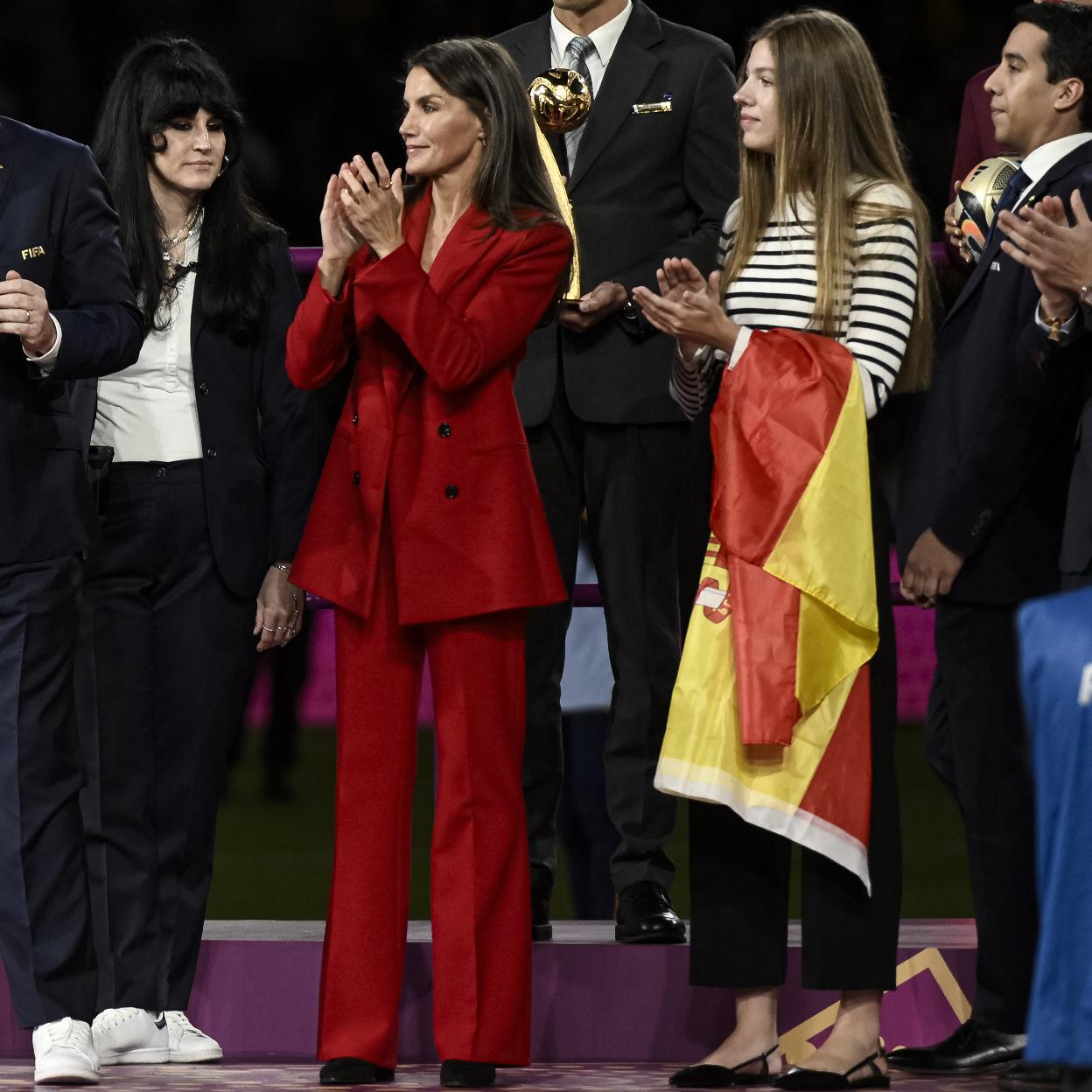 La infanta Sofía durante la final del Mundial.