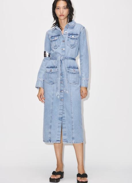 Imagen - Así queda el vestido vaquero de Zara.