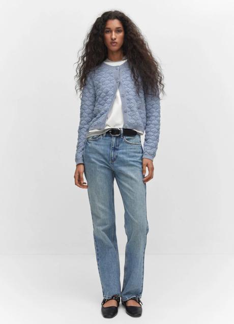 Imagen - Cárdigan azul pastel de Mango, 39,99 euros.