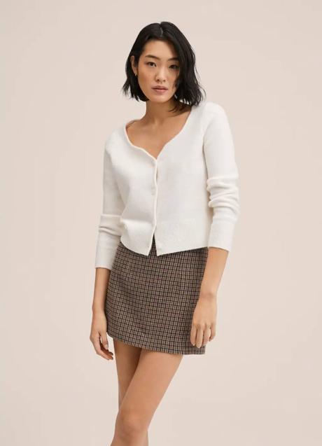 Imagen - Falda corta estampada a cuadros