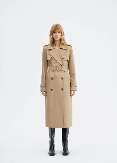 Imagen - Trench premium de Mango, 199,99 euros.