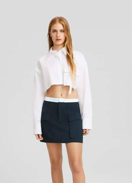 Imagen - Falda cargo estilo college