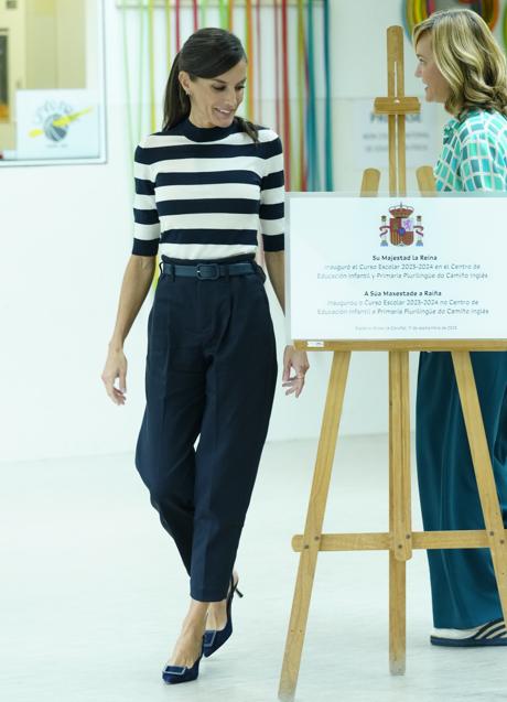 Imagen - La reina Letizia con un look de entretiempo. / LIMITED PICTURES