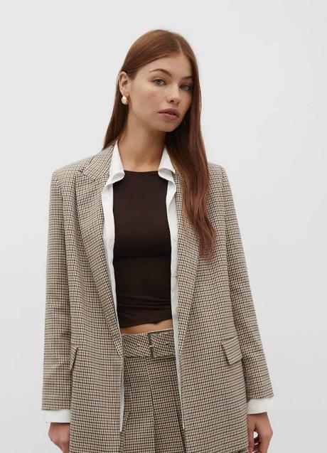 Imagen - Blazer de cuadros estilo college