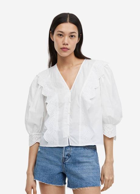 Imagen - Blusa romántica con festoneados